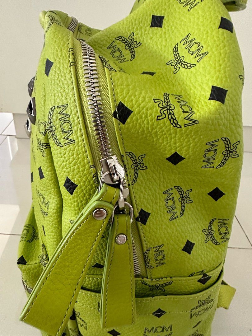 Authentic MCM backpack Big size in green