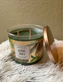 Bath and body works candle - Alpine Skies