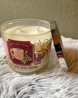 Bath and body works candle - Cinnamon Irish Cream