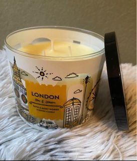 Bath and body works candle - London (Tea & Lemon)