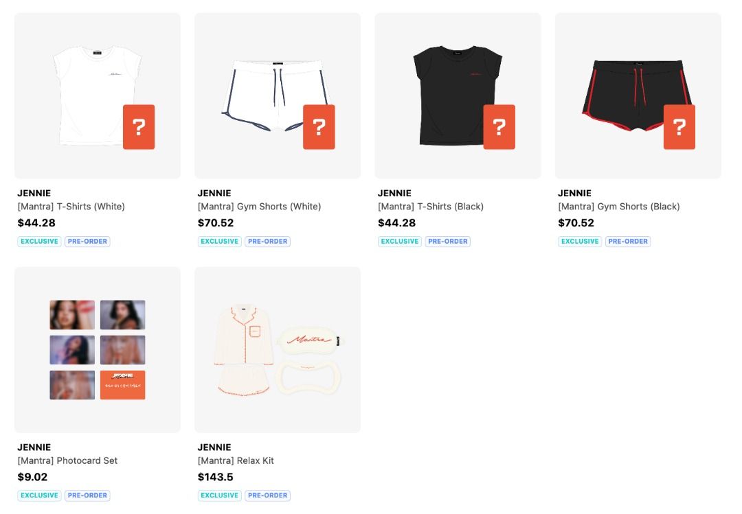 Blackpink Jennie Mantra Official MD/Merch, Hobbies & Toys