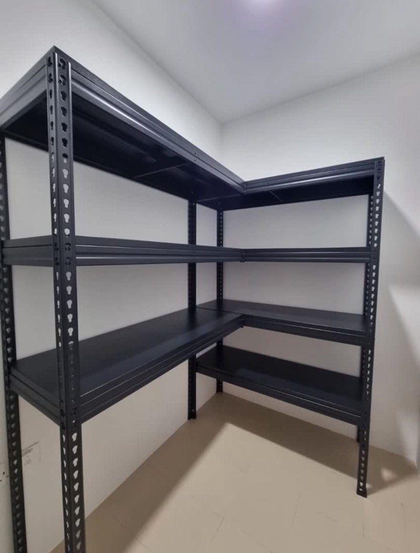 Metal Rack L Shape Boltless rack, Shelving Units Rack, Metal Rack, Storage Rack, Storeroom ...