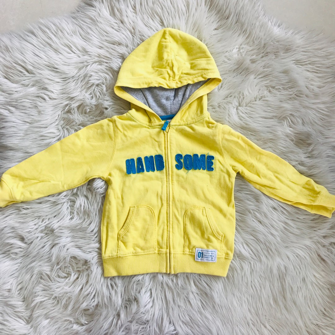 Carter s Jacket with hoodie Babies Kids Babies Kids Fashion on Carousell