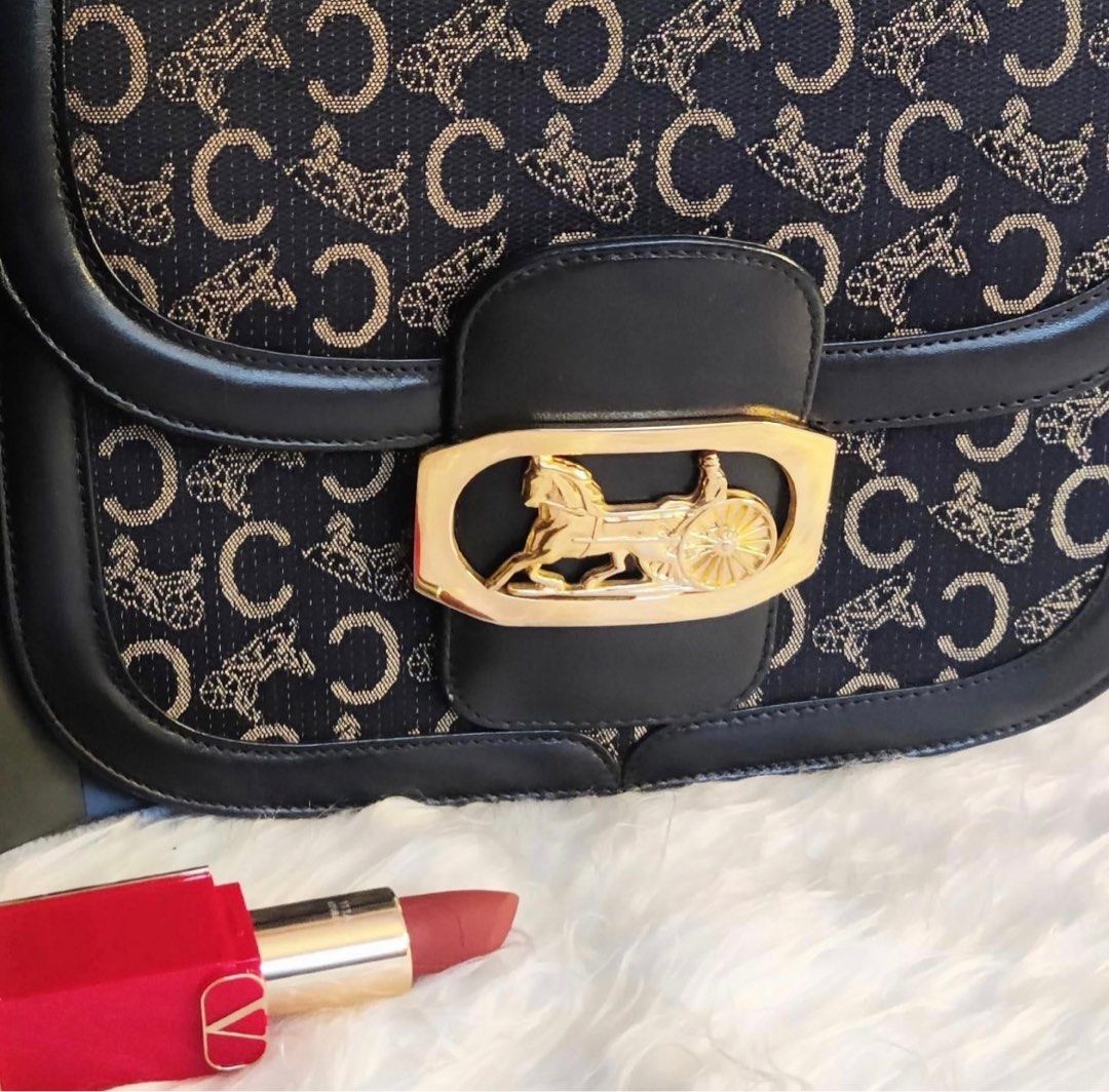 Celine Crecy Vintage Handbag Luxury Bags Wallets on Carousell