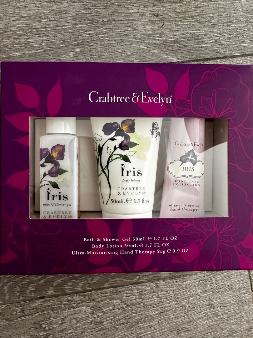 Crabtree Evelyn Gift Set hand therapy body lotion bath gel 護手