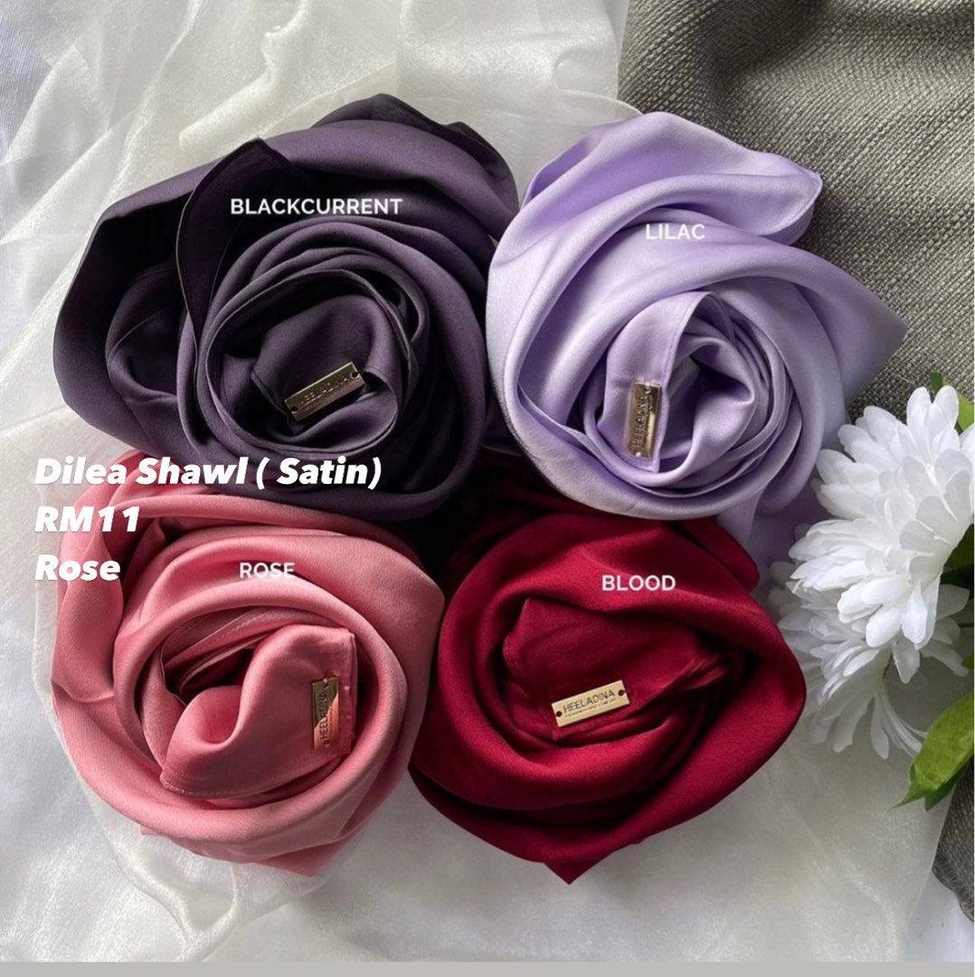 heeladina satin silk shawl