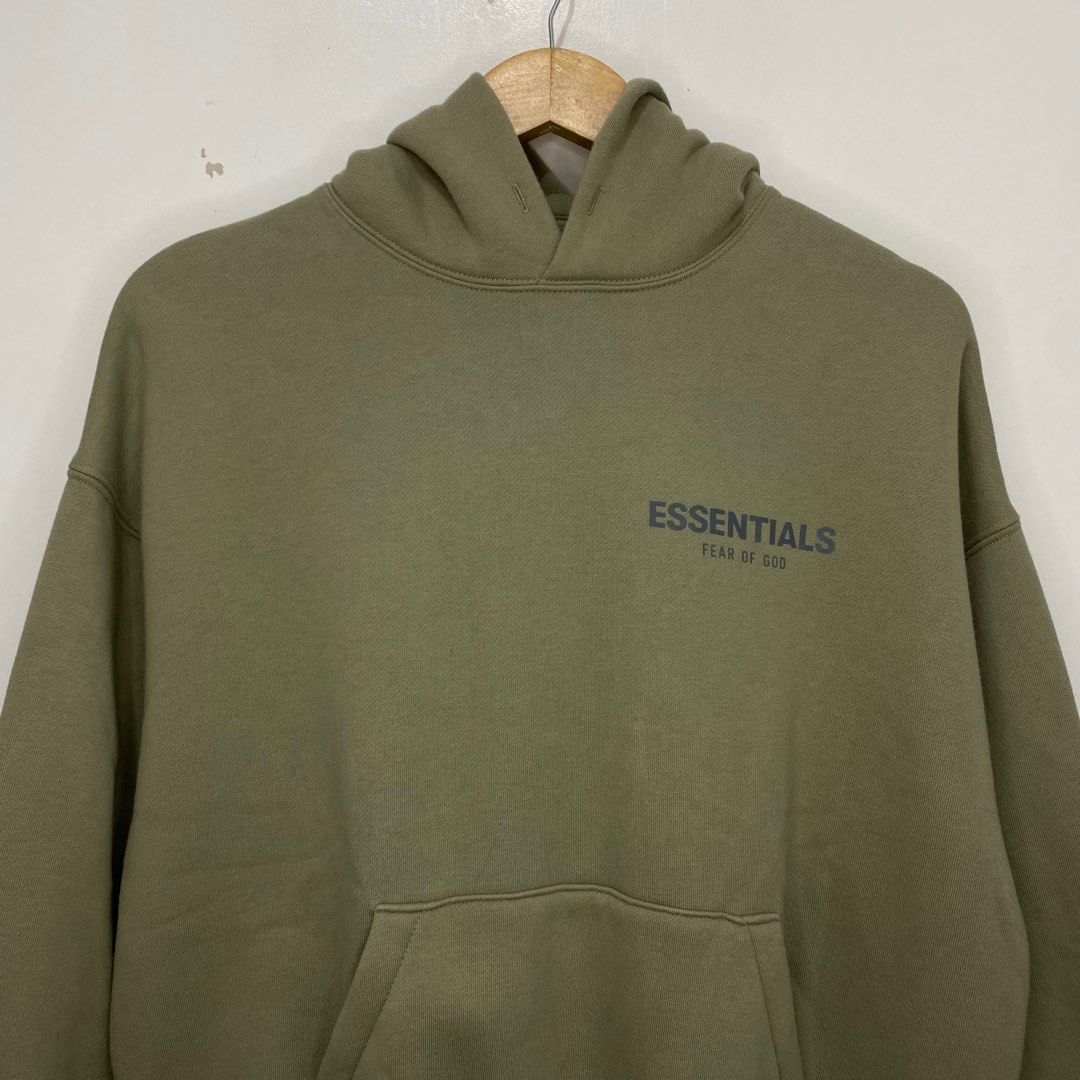 Essentials Fear of God Hoodie (Category: Coats, Jackets and Outerwear) located in Lipa City. Submitted by kimjenniecollections (Listing ID 1332675860, Image 2). Description: Essentials Fear of God Hoodie Large 10 years old Fits medium to large womens 22 inches - width 23 inches - length Flaws- missing puller on hood Still in excellent condition -3,000.00.