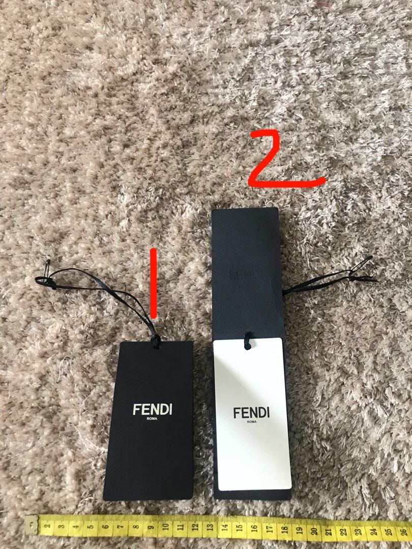 Fendi Label Tag Fendi Tag Label Tag Tas Hologram Card Pilih Mau