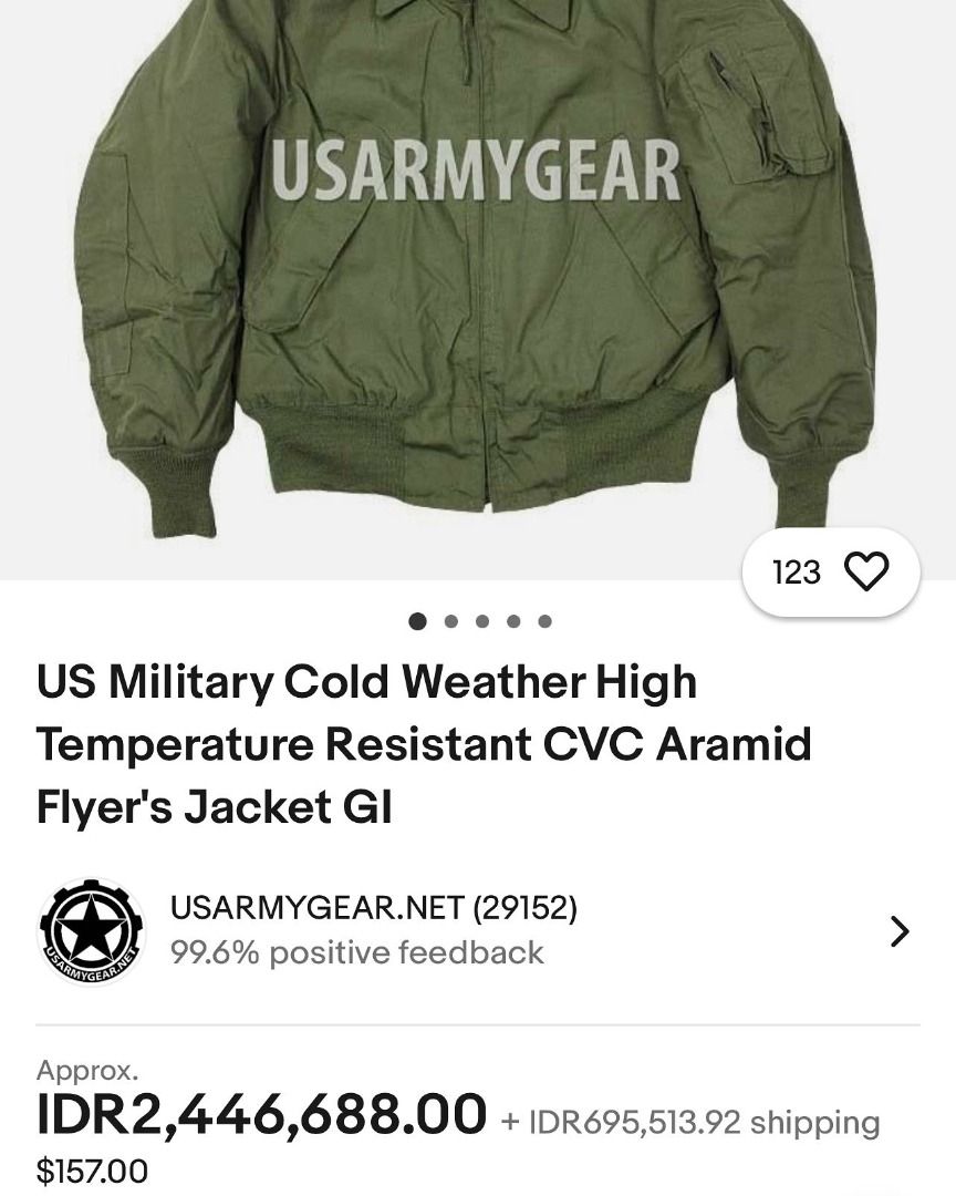 Jacket cold weather high temperature resistant hot sale