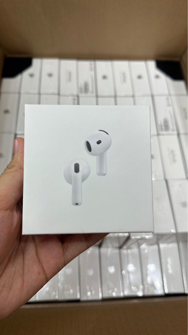 GEN 4 AIRPODS LATEST (Category: Earphones) located in San Juan City. Submitted by seller_accessories (Listing ID 1332721873, Image 2). Description: LATEST AIRPODS ON HAND! open for bulk orders pm for more info.
