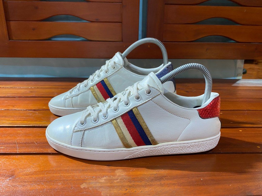 Gucci ace trainers womens sale 2025