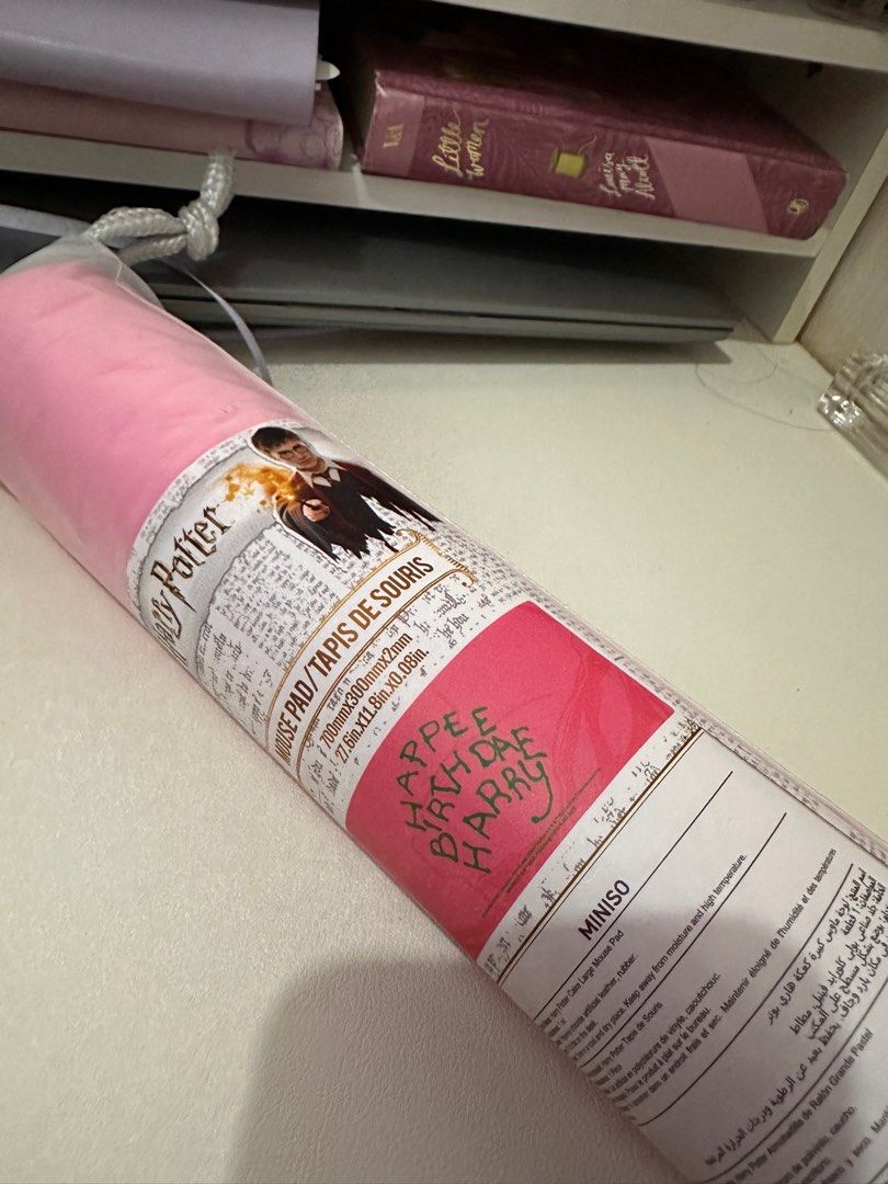 Happee Birthday Harry Pink Mousepad Desktop Large (Category: Mouse & Mousepads) located in Quezon City. Submitted by isabuys (Listing ID 1332727468, Image 1). Description: Not my kind of pink.
