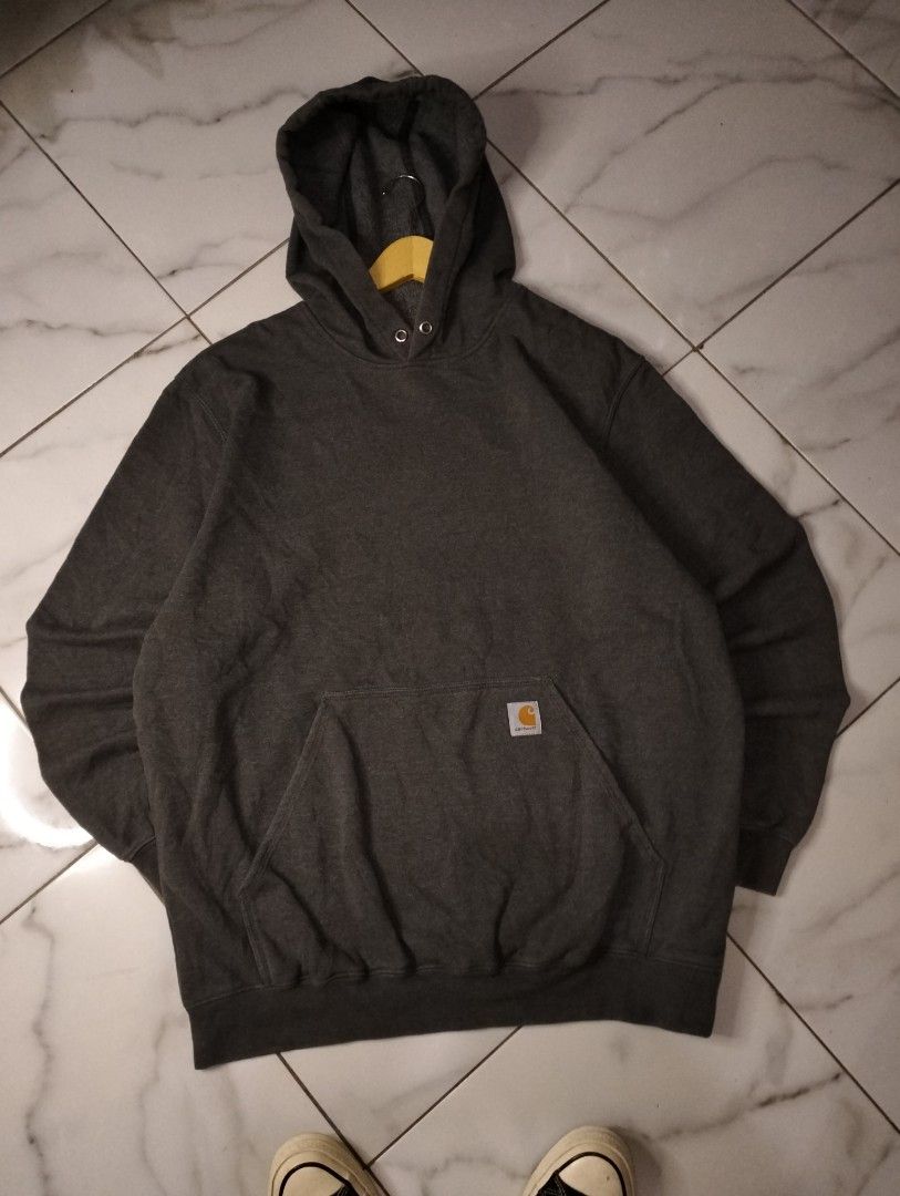 HOODIE CARHARTT, Fesyen Pria, Pakaian Atasan di Carousell