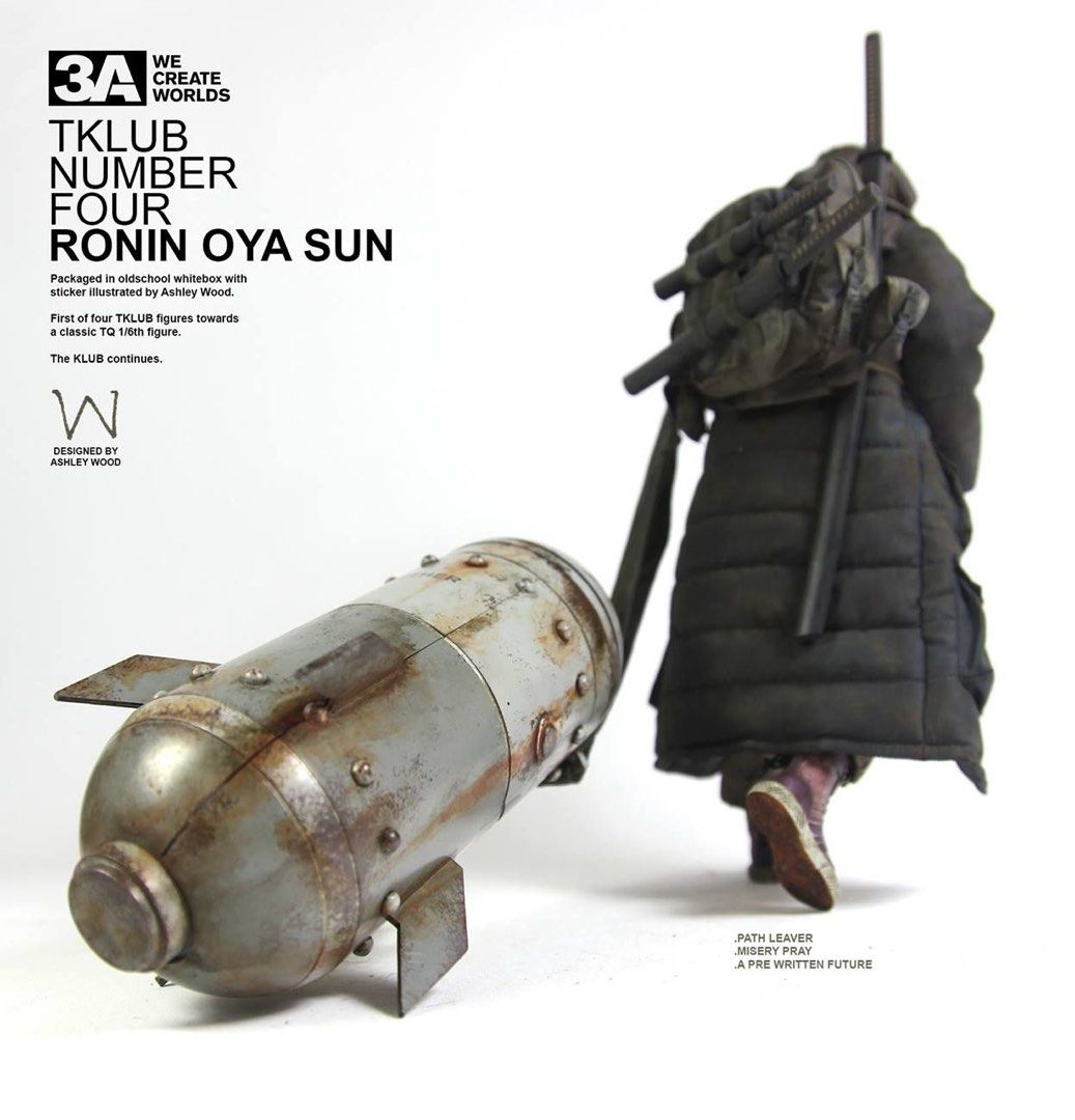 threea　3A　threezero　ホットトイズ　1/6　フィギュア Hot 3A ThreeA 1/6 Tomorrow King TK Outerverse Ronin OYA Sun TKlub