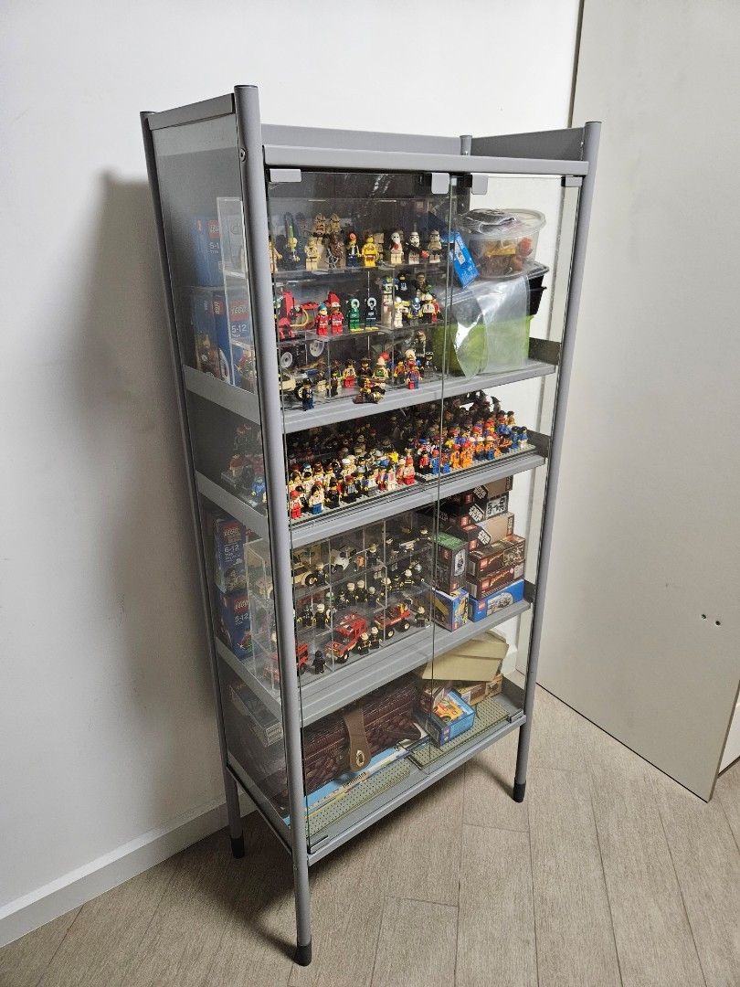 IKEA Hindo Glass Cabinet, Furniture Home Living, Furniture