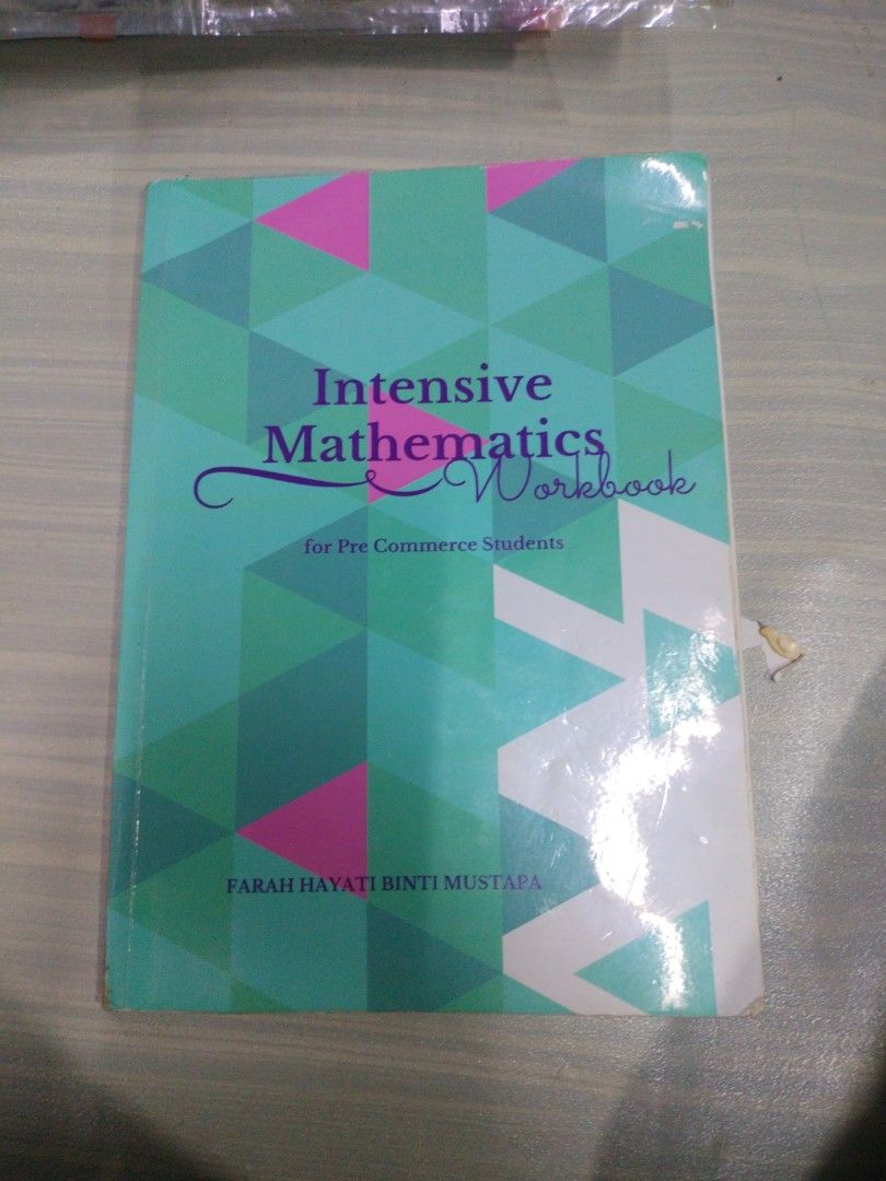 Intensive Math Workbook Intensive Mathematics, Hobbies & Toys, Books & Magazines, Assessment ...