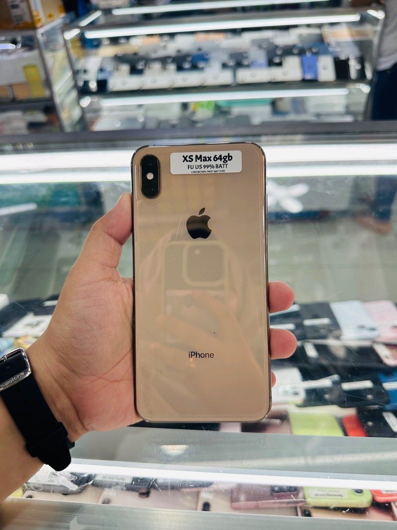 Iphone XS Max 64gb No issue Palit batt lang (Category: iPhone X Series) located in San Juan City. Submitted by javedsgadgetshop (Listing ID 1332775260, Image 1). Description: OPEN FOR INSTALLMENT VIA CREDIT CARD/GGIVES/SPAY/BILLEASE & SWAP/TRADE-IN! BUY AND SELL! Quick Specs : Iphone XS Max (Palit Batt) •64gb •NTC Variant •Good batt health •Factory Unlock •95% Smoothness •No hidden issue | No Repaired •100% Authentic | Not Refurbished •w/ OEM Cha