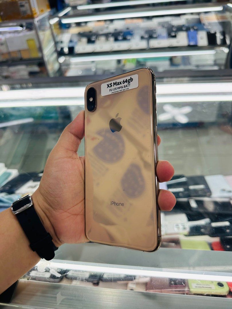 Iphone XS Max 64gb No issue Palit batt lang (Category: iPhone X Series) located in San Juan City. Submitted by javedsgadgetshop (Listing ID 1332775260, Image 2). Description: OPEN FOR INSTALLMENT VIA CREDIT CARD/GGIVES/SPAY/BILLEASE & SWAP/TRADE-IN! BUY AND SELL! Quick Specs : Iphone XS Max (Palit Batt) •64gb •NTC Variant •Good batt health •Factory Unlock •95% Smoothness •No hidden issue | No Repaired •100% Authentic | Not Refurbished •w/ OEM Cha