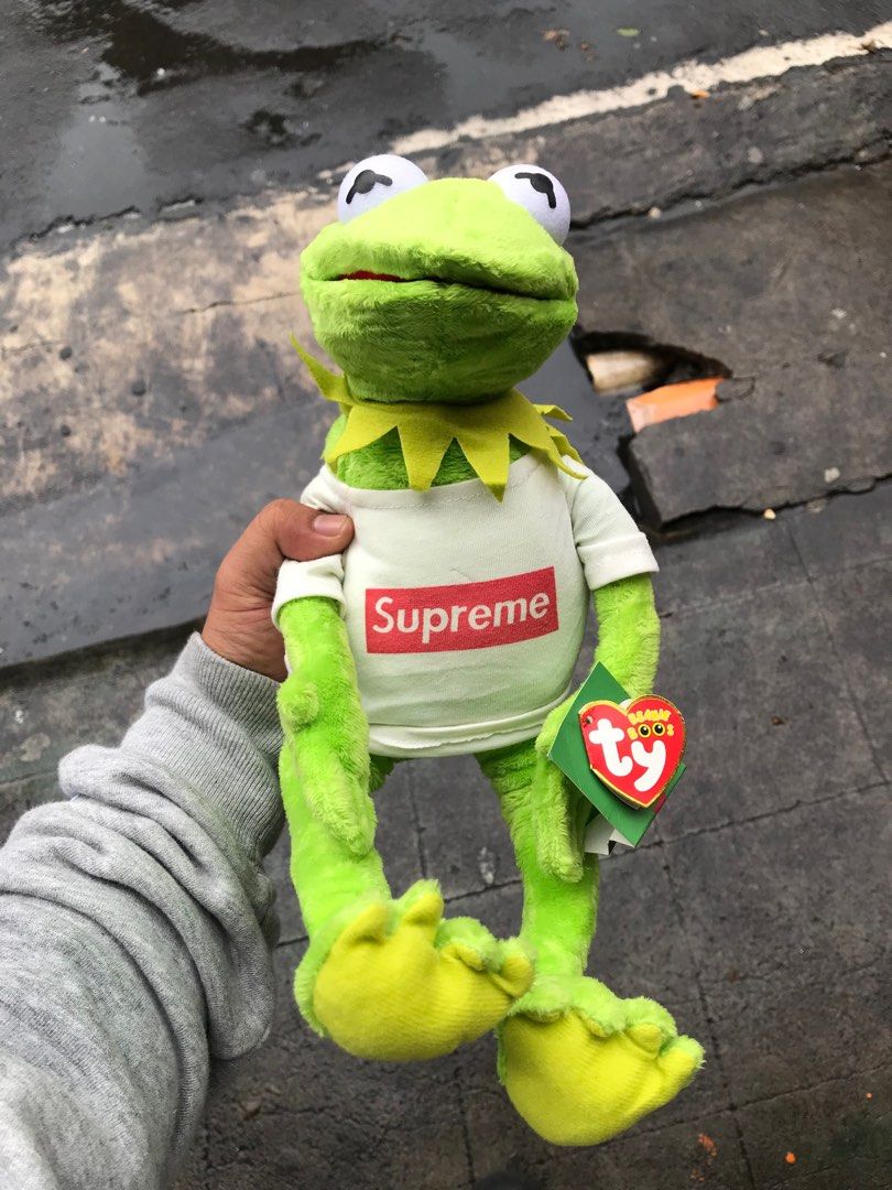 Kermit the frog x Supreme plush toy