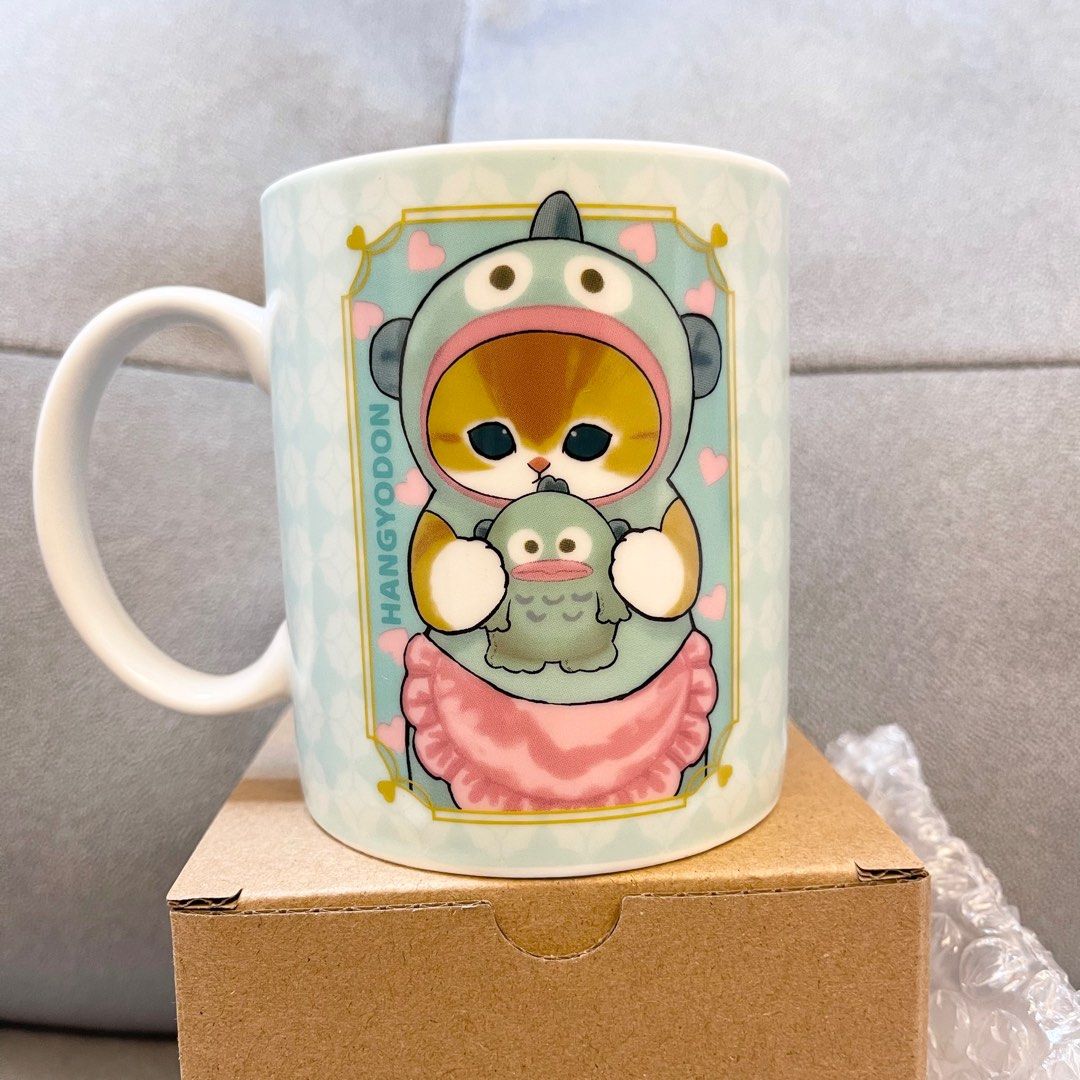 全新山下菓子Kingsley cafe 水怪mofusand丑魚人魚漢頓鯊魚貓馬克