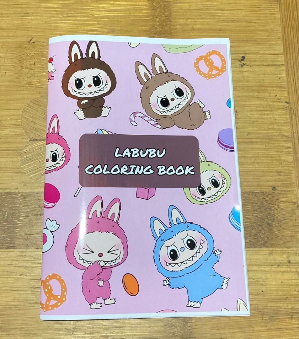 Labubu Coloring Booklet Lootbag Filler Souvenirs Giveaways Gift Idea ...