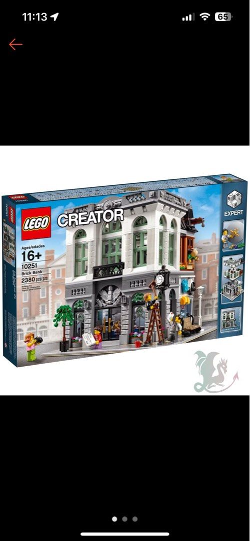 Lego Original CREATOR EXPERT 10251 Brick Bank Hobbies Toys Toys Games on Carousell