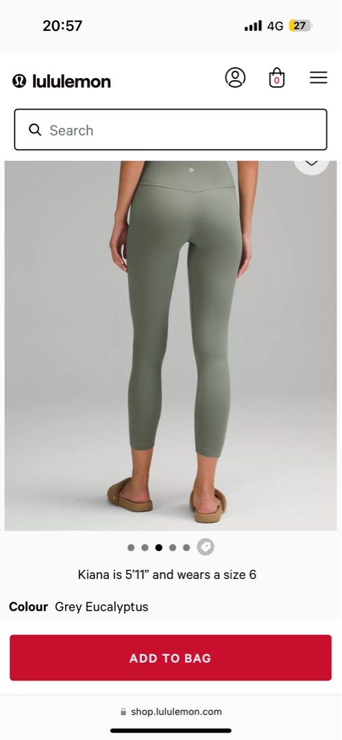 Lululemon align size 8 discount