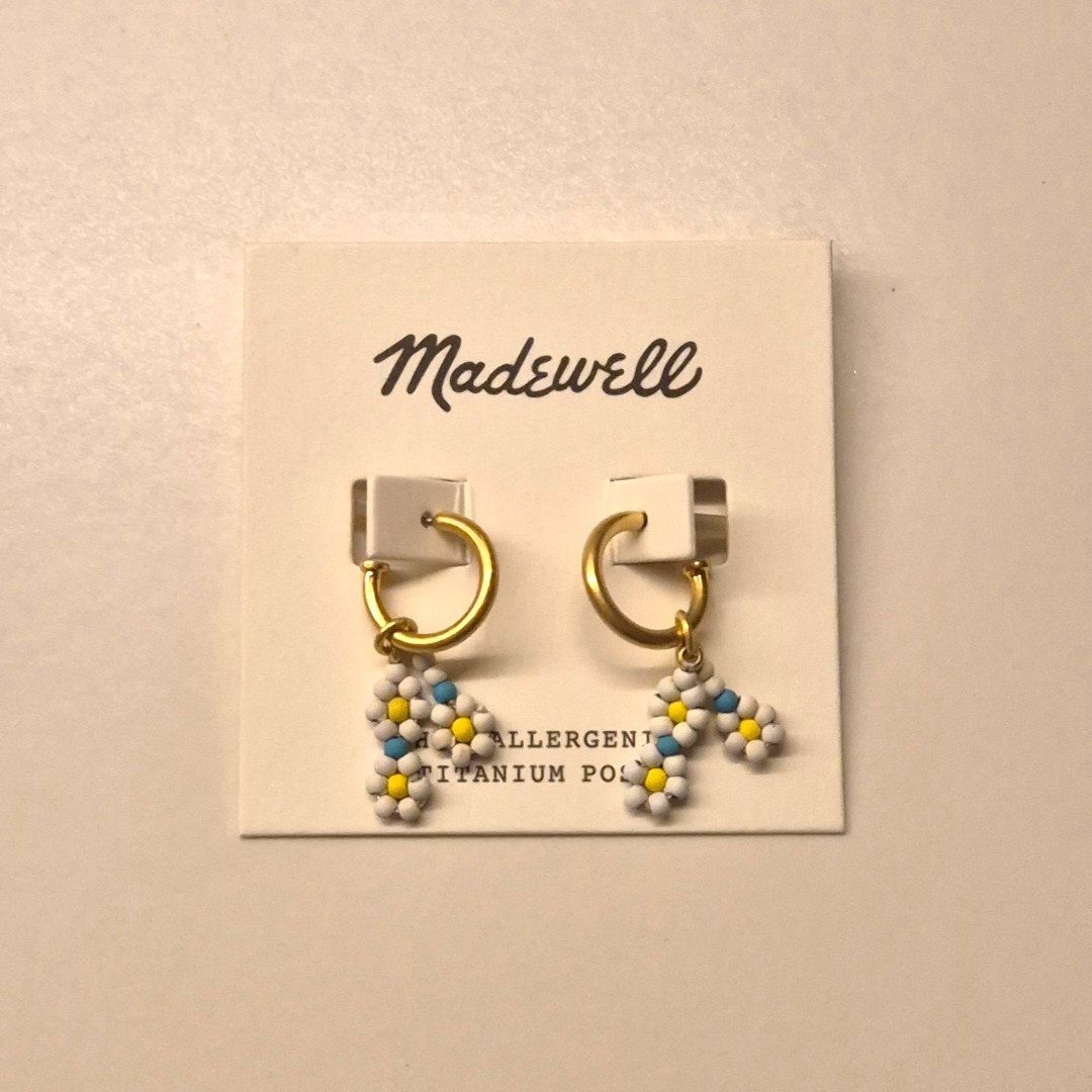 Madewell flower earrings top