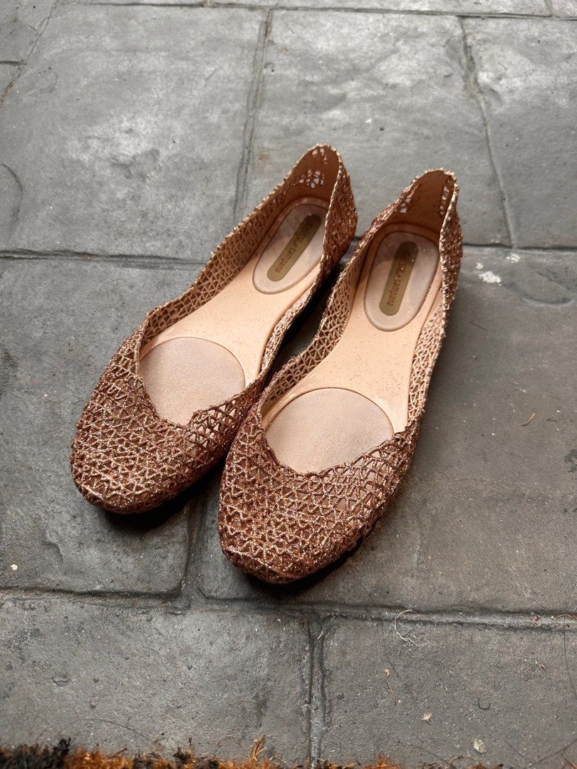 Melissa campana gold glitter clearance