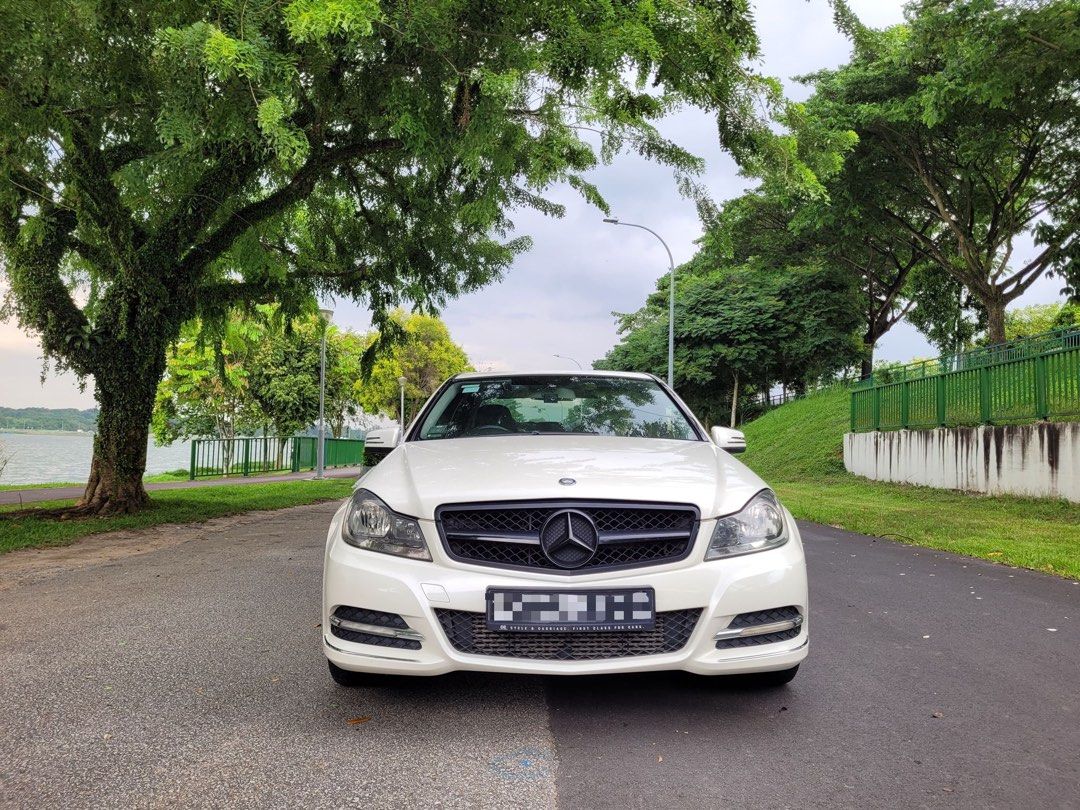 Mercedes-Benz C-Class Saloon C180 (A) (Category: Used Cars) located in Singapore. Submitted by r014511h (Listing ID 1332746910, Image 1). Description: -Reg date: aug 2011 -Coe expire: aug 2026 (1yr 10mths left) -Engine capacity: 1.597cc -Whole car original accept grill i change to black grill which looks more sporty. -Nothing wrong with the whole car, annual checks with my preferred workshop -just renewed my road tax n insurance Remarks: Over the