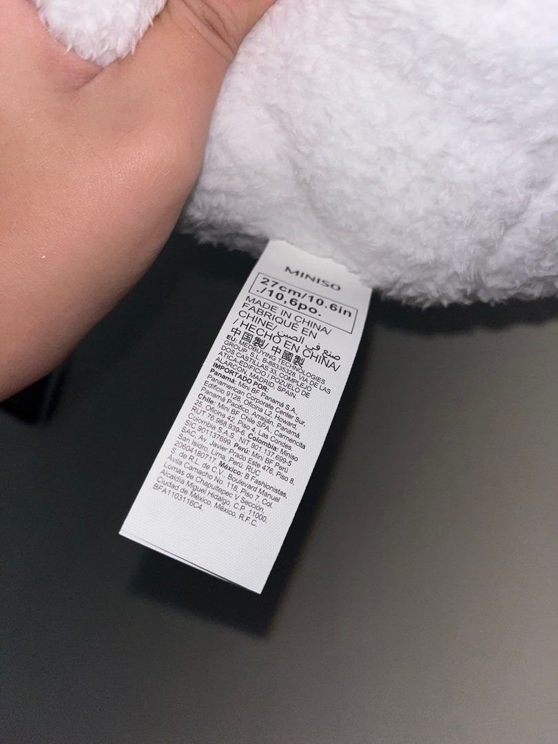 Miniso Plush Yolk White and Yellow (Category: Plushies & Soft Toys) located in Bulacan. Submitted by sinvendor (Listing ID 1332677809, Image 2). Description: brand new with miniso plastic bag.