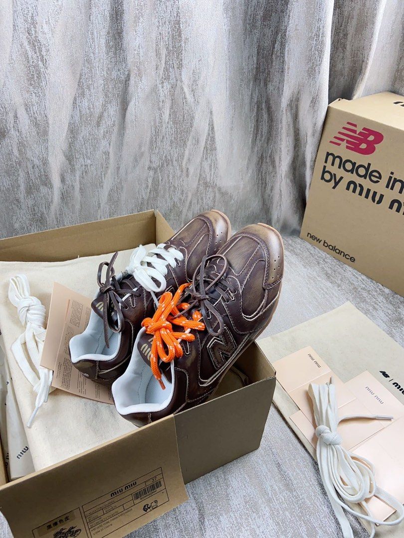 MIU MIU x New Balance 84 530 Sneaker For Unisex 24ss 001A Authentic Size Available Women s Fashion Footwear Sneakers on Carousell