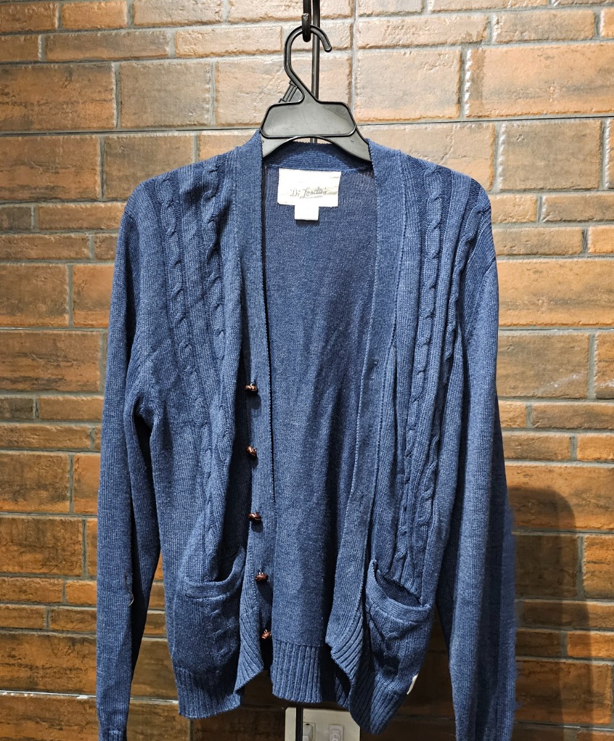Cardigan with elbow patches top