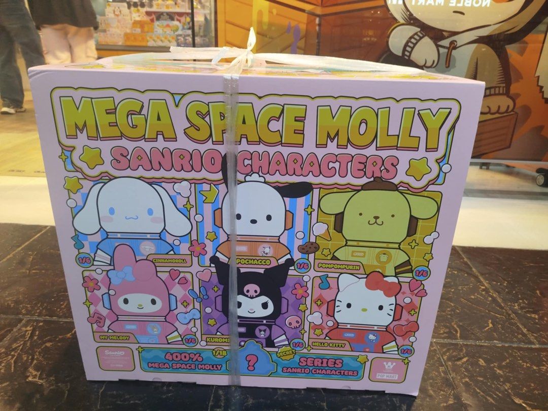 MOLLY 400% (Category: Designer & Blind Box Toys) located in Taguig. Submitted by aaustriaaa (Listing ID 1332747732, Image 2). Description: ETA: OCT 30 MOLLY 400% SANRIO CHARACTERS WHOLE SET 6pcs BLIND BOX location: MAKATI /TAGUIG MOP: BDO | BPI | GCASH PAYO can pick up physical store in Makati .