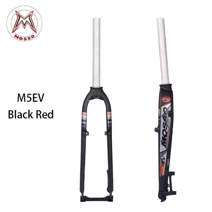 MOSSO M5EV Bicycle Rigid Fork Disc V Brake Compatible Hybrid Road Mountain Bike Straight Fork Sports Equipment Bicycles Parts Parts Accessories on Carousell
