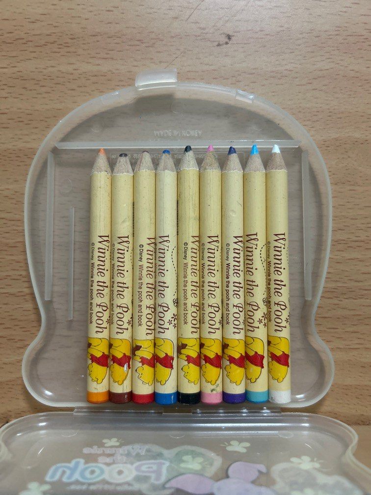 Munhwa Colored Pencil Winnie the Pooh 9colors only, Hobbies & Toys ...