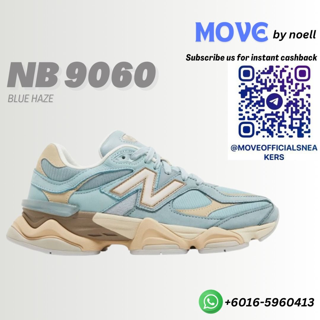 NB 9060 ORIGINAL AUTHENTIC NEW BALANCE NB 9060 BLUE HAZE SNEAKERS SHOES FOR MEN U9060FNB Men s Fashion Footwear Sneakers on Carousell