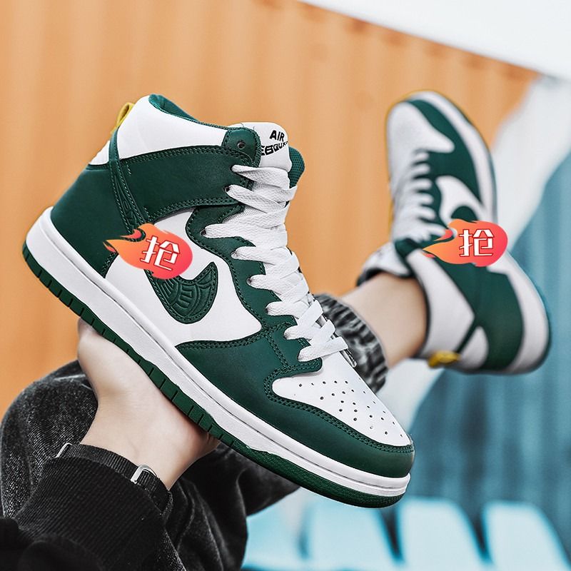 Nike Air Force 1 AF1 AJ Size 36 47 AJ Men s Shoes Fashion High Top Shoes Breathable Trend Couple Athleisure Sneakers Black White Panda Air Force One Shoes Men s Fashion Footwear