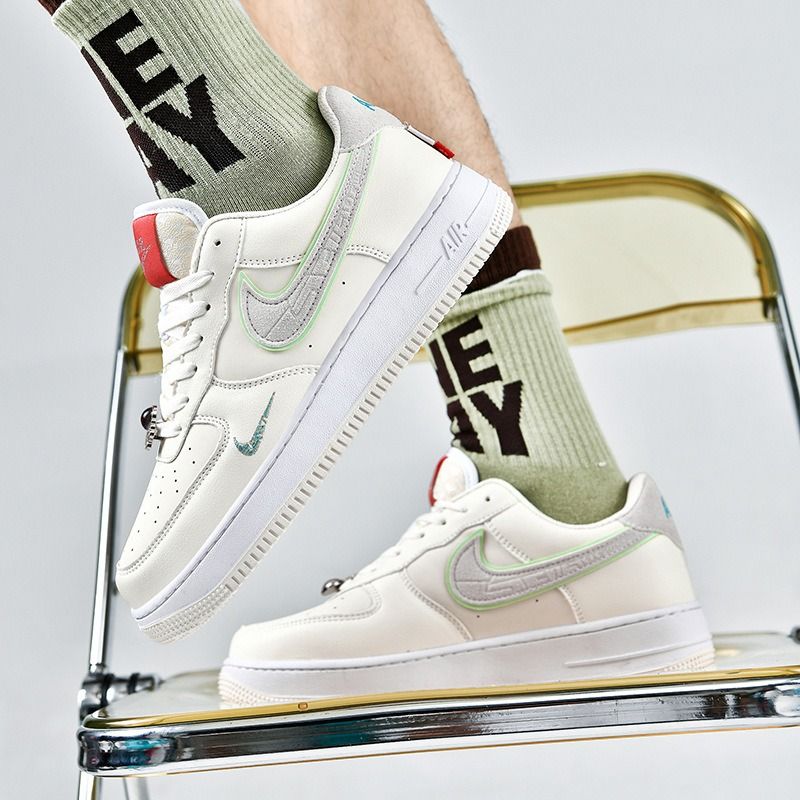 Nike Air Force 1 AF1 AJ Size 36 47 Spring Summer New Men s ShoesAir Force One Versatile Casual SneakersColorful Low Top AF1 Couple Small White
