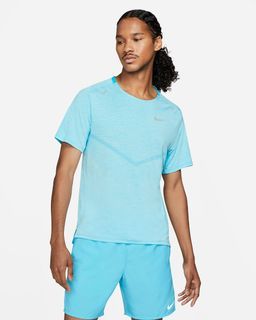 Nike Dri-FIT ADV Run Division TechKnit Ultra Running Tee - Chlorine Blue
