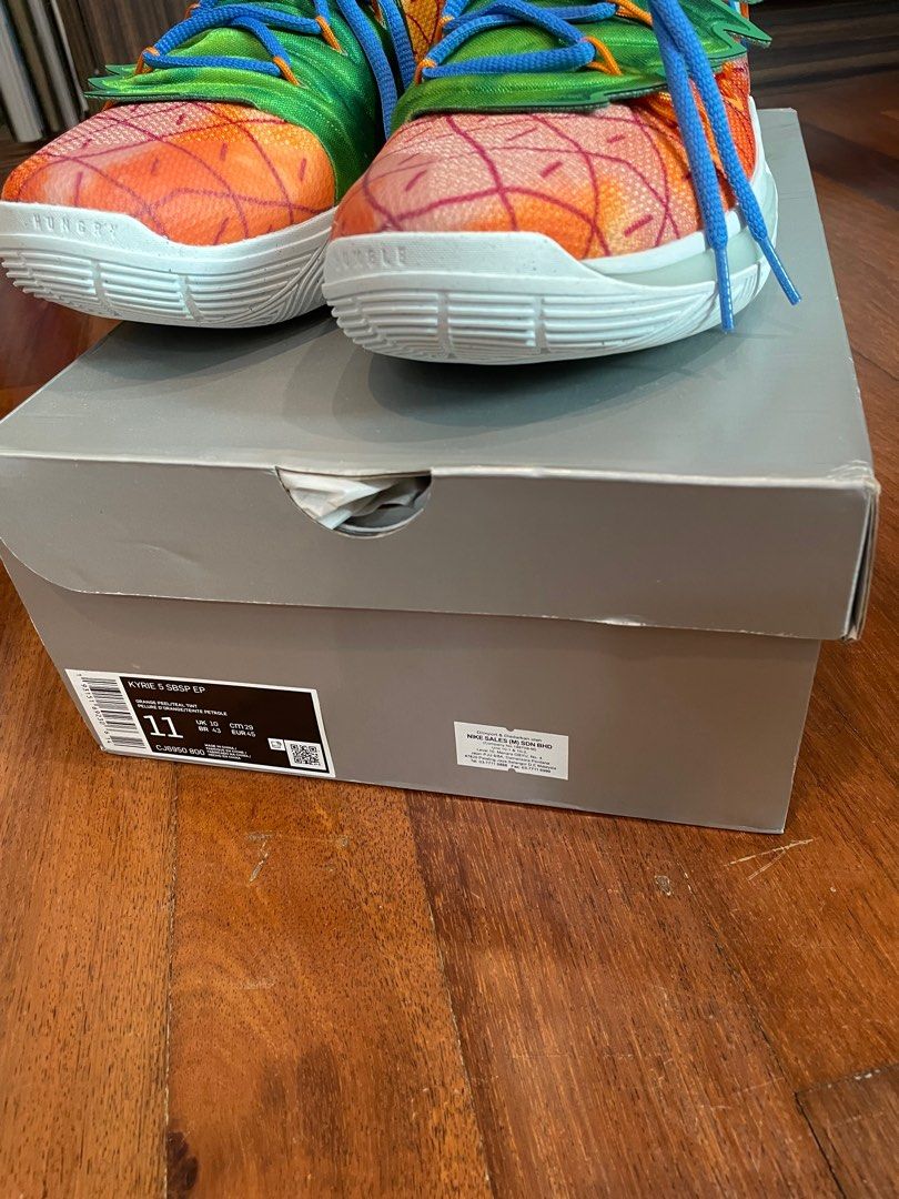 kyrie 5 pineapple house size 10