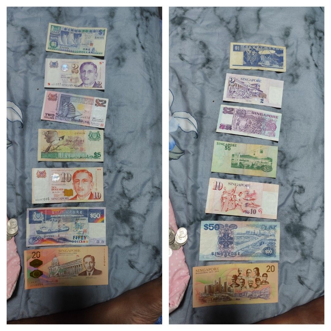 Old notes (Category: Currency) located in Singapore. Submitted by airahyana07829 (Listing ID 1332664284, Image 1). Description: give Ur best price... the notes condition is on what U see is what U get basis... on my end I have kept it in my best conditions....