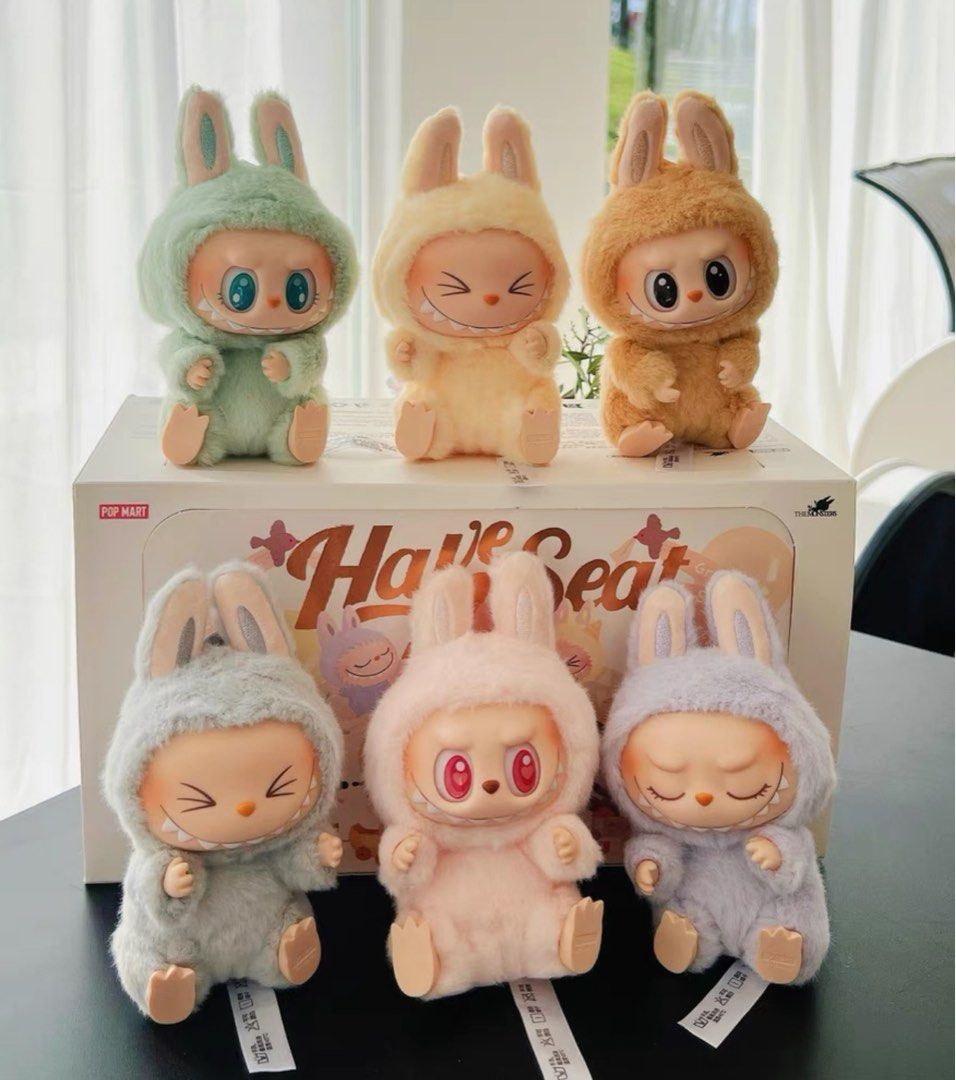 POP MART - 現貨- LABUBU THE MONSTER 坐坐派對盲盒- 原盒全新未