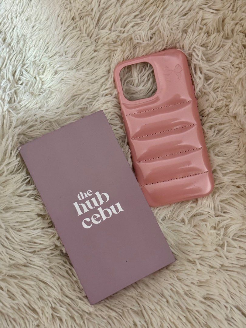 Puffer Case Pink (The Hub Cebu) Iphone 15 Pro Max (Category: Cases & Sleeves) located in Bay. Submitted by cherriescloset (Listing ID 1332762757, Image 1). Description: Unused Iphone 15 Pro Max Pink Puffer Case Gcash Payment RFS: Decluttering.