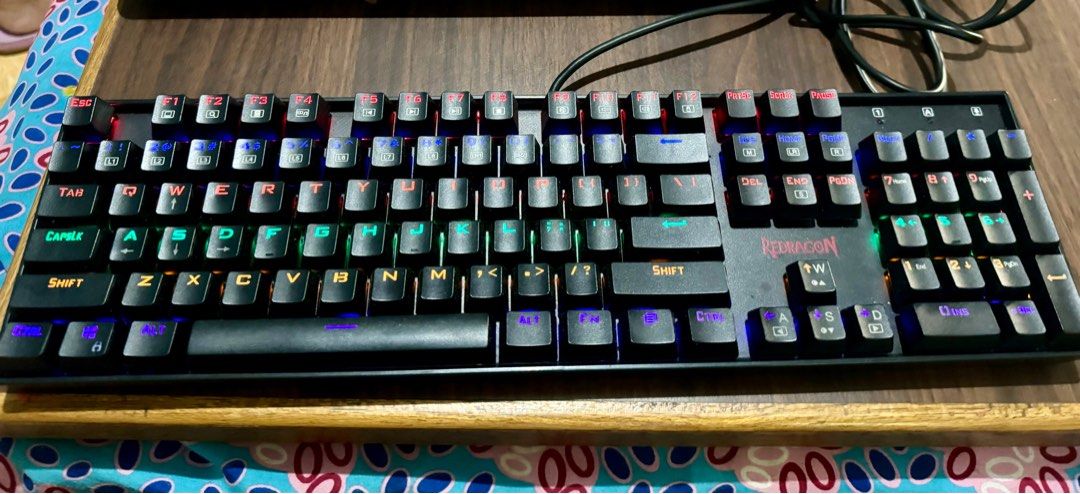 Red Dragon manual keyboard (Category: Computer Keyboard) located in Las Pinas. Submitted by wat3rm3lynn (Listing ID 1332788126, Image 2). Description: Red Dragon manual keyboard Bought from the US RFS: decluttering Hi! Please read my payment arrangement. :) 1. Seller books Lalamove or Grab Express rider 2. Seller texts Buyer once rider arrives and shows proof of item 3. Buyer pays full payment (and shipping fee if pre-agreed with Buyer) via Gcash
