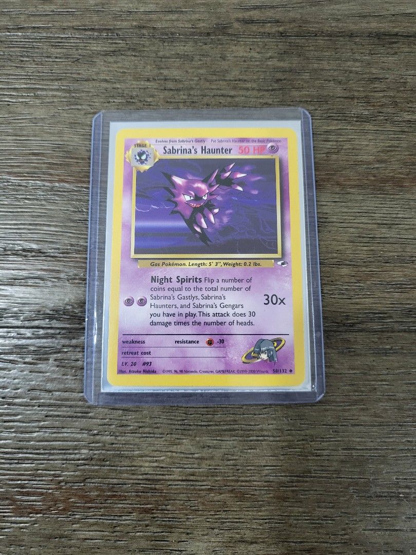 1995 haunter pokemon card Pokmon TCG Haunter Base Set 1st Edition 1995-99 Shadowless Card 29/102  Nice!