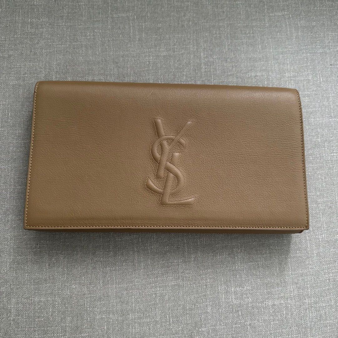 Ysl tan clutch top
