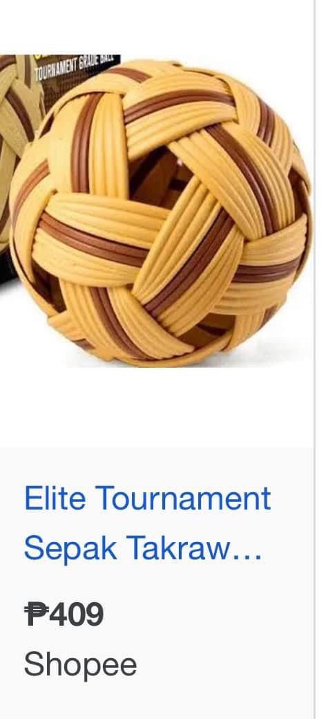 Sepak Takraw (Category: Other Sports Equipment and Supplies) located in Quezon City. Submitted by 030698 (Listing ID 1332623760, Image 2). Description: Sepak Takraw 😊Php 250 each 😊.