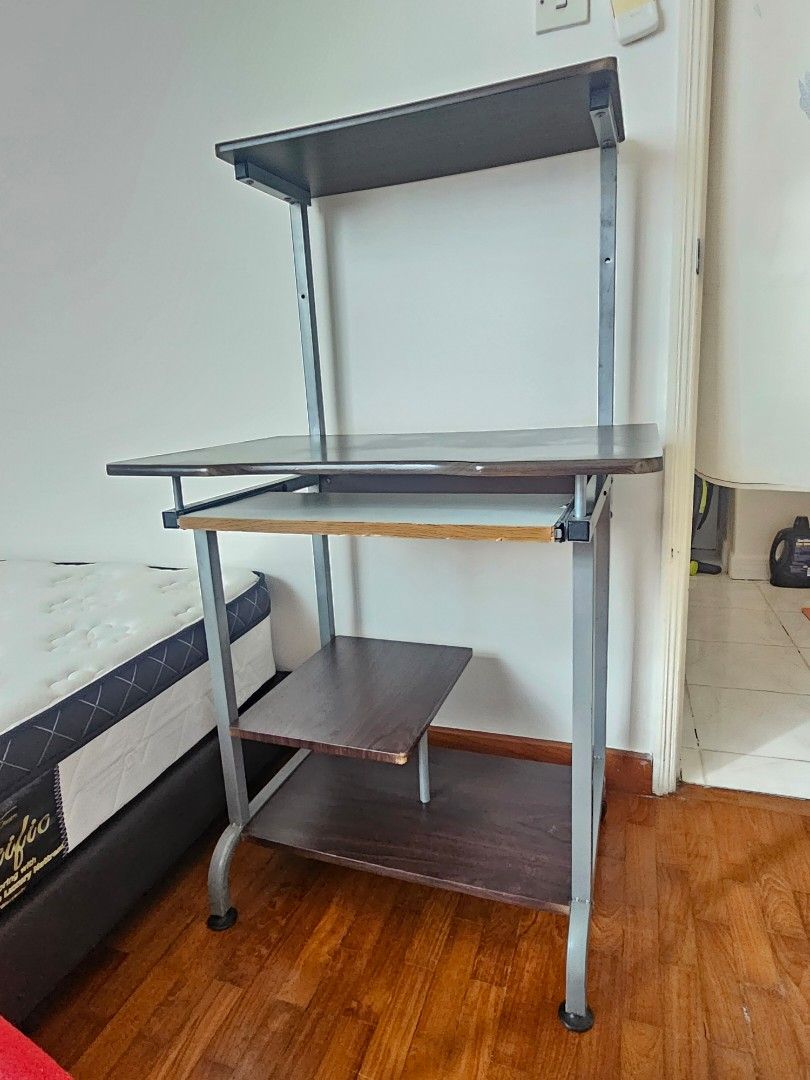 Study Table (Computer cum Printer) (Category: Tables & Sets) located in Singapore. Submitted by francissim888 (Listing ID 1332640847, Image 2). Description: ✔️ Well Used ✔️ shifted to smaller place can't accomodate this set ✔️ Provide own transport..