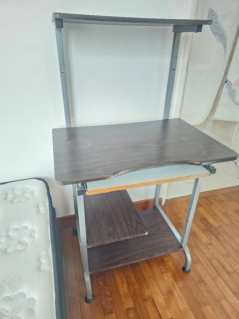 Study Table (Computer cum Printer) (Category: Tables & Sets) located in Singapore. Submitted by francissim888 (Listing ID 1332640847, Image 1). Description: ✔️ Well Used ✔️ shifted to smaller place can't accomodate this set ✔️ Provide own transport..